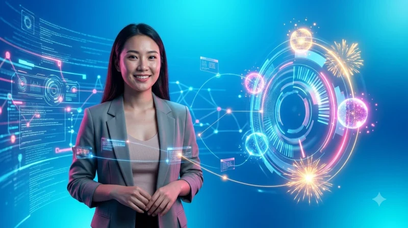 Bánh xe Roulette quay trên bàn cược đen bóng với ánh sáng neon xanh và vàng gold