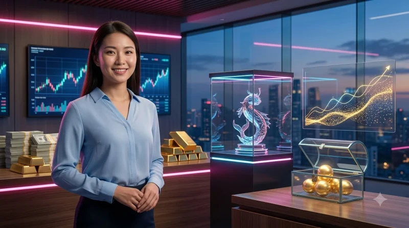 Cá vàng lớn bơi qua rạn san hô phát sáng trong game Bắn Cá Phát Tài