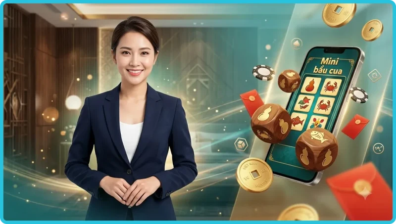 Người chơi may mắn giành chiến thắng lớn trong game Mini Bầu Cua