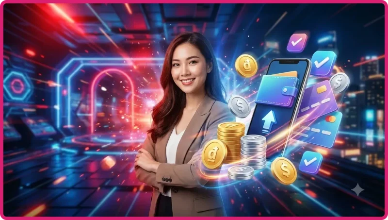 Người dùng thực hiện rút tiền WIN79 trên điện thoại